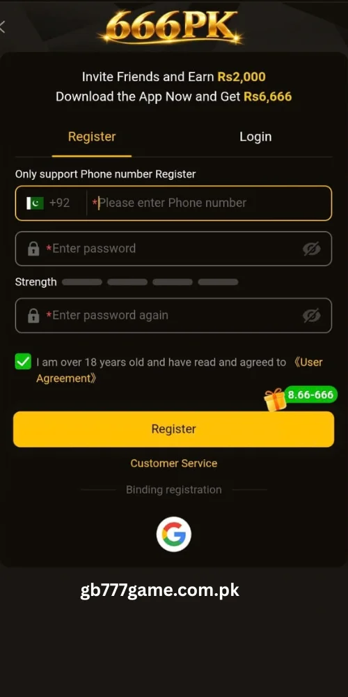 666PK Game App