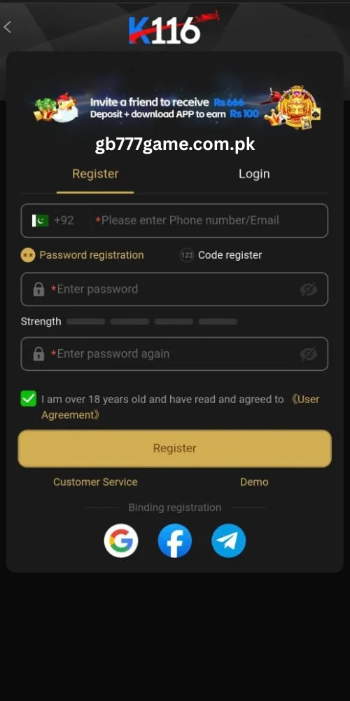 K116 Game App