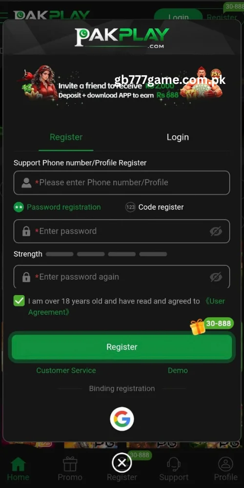 PakPlay Game App